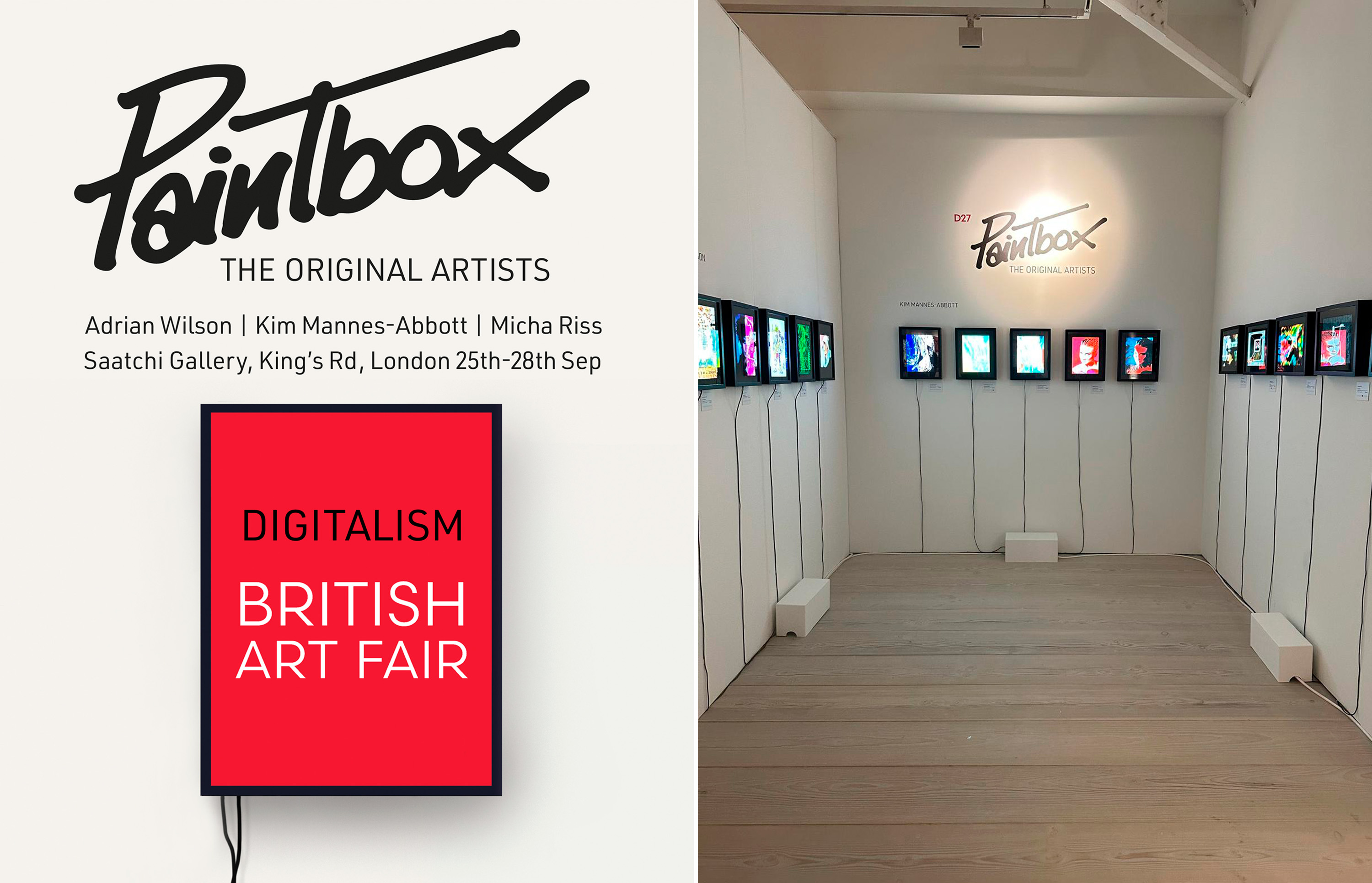 Saatchi Gallery Sept 2025